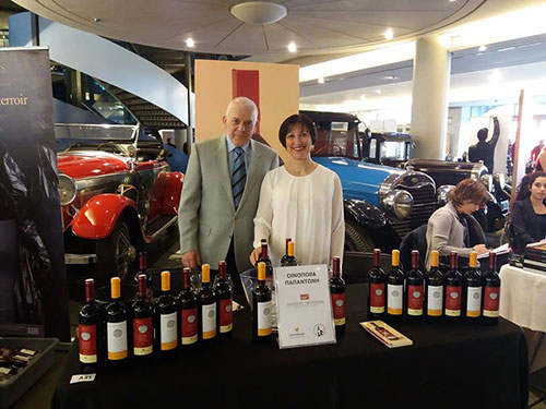 Papantonis winery at the Hellenic Motor Museum